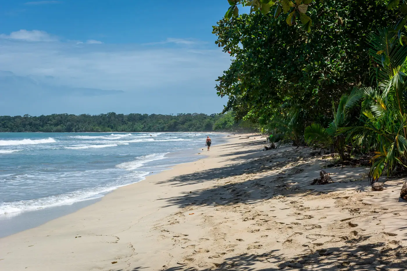 Beach time and fresh fruit