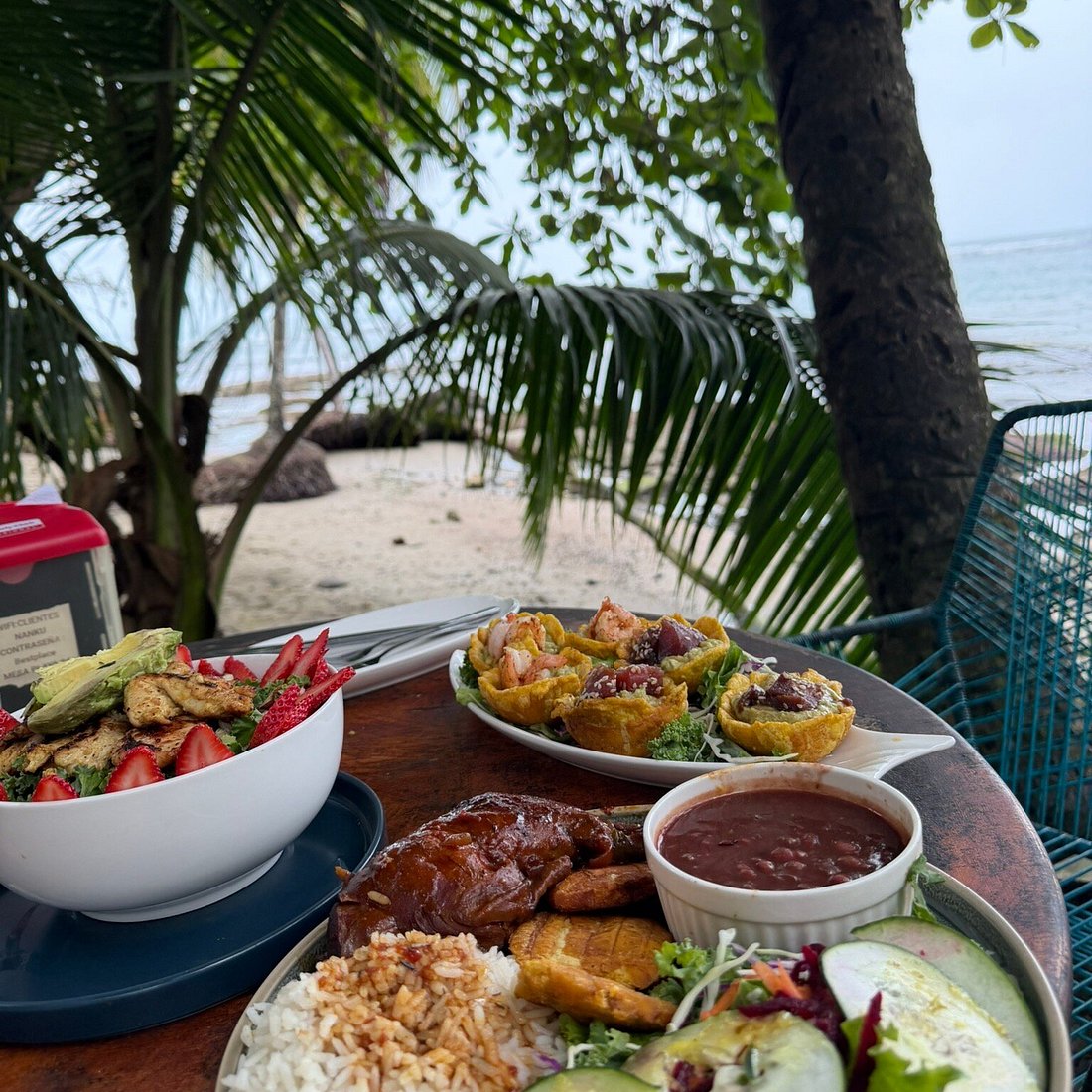 Caribbean snack or light lunch